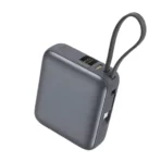 QCY PB10C 10000mAh 35W PD Fast Charging Mini Power Bank with Built-in Type C Cable - Image 3