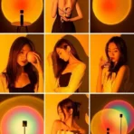 USB Sunset Lamp LED Rainbow Night Light - Image 2